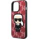Karl Lagerfeld Etui Karl Lagerfeld KLHCP13LPMNIKPI Apple iPhone 13 Pro hardcase czerwony/red Monogram Ikonik Patch