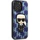 Karl Lagerfeld Etui Karl Lagerfeld KLHCP13LPMNIKBL Apple iPhone 13 Pro hardcase niebieski/blue Monogram Ikonik Patch