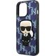 Karl Lagerfeld Etui Karl Lagerfeld KLHCP13LPMNIKBL Apple iPhone 13 Pro hardcase niebieski/blue Monogram Ikonik Patch