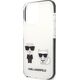 Karl Lagerfeld Etui Karl Lagerfeld KLHCP13LTPEKCW Apple iPhone 13 Pro hardcase biały/white Karl&Choupette