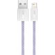 Kabel USB Baseus USB-A - Lightning 2 m Fioletowy (CALD040105)
