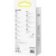 Kabel USB Baseus USB-A - Lightning 2 m Fioletowy (CALD040105)