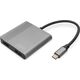 Adapter USB Digitus USB-C-2X HDMI ADAPTER USB-C-2X HDMI ADAPTER