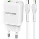 Ładowarka Blue Power BLUE POWER ŁADOWARKA SIECIOWA PD20W+QC3.0 KABEL LIGHTNING BIAŁY standard