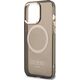 Guess Guess GUHMP13LHTCMK iPhone 13 Pro / 13 6,1" czarny/black hard case Gold Outline Translucent MagSafe