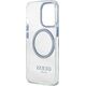 Guess Guess GUHMP13LHTRMB iPhone 13 Pro / 13 6,1" niebieski/blue hard case Metal Outline Magsafe