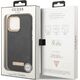 Guess Guess GUHMP13LSAPSTK iPhone 13 Pro / 13 6,1" czarny/black hardcase Peony Logo Plate MagSafe