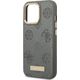 Guess Guess GUHMP13XSAPSTG iPhone 13 Pro Max 6,7" szary/grey hardcase Peony Logo Plate MagSafe