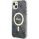 Guess Guess zestaw ładowarka MagSafe + etui do iPhone 14 6,1" czarne 4G Print (GUBPP14SH4EACSK)