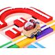 Jokomisiada Zbuduj tor samochodowy auto dinozaur 143ele ZA4195