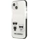 Karl Lagerfeld Etui Karl Lagerfeld KLHCP13STPEKCW Apple iPhone 13 mini hardcase biały/white Karl&Choupette