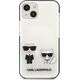 Karl Lagerfeld Etui Karl Lagerfeld KLHCP13STPEKCW Apple iPhone 13 mini hardcase biały/white Karl&Choupette