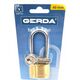 Gerda BRASS LINE 40 kłódka wydłuż pałąk mosięż 0KMP00040