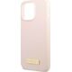 Guess Guess Silicone Logo Plate MagSafe - Etui iPhone 13 Pro Max (różowy)