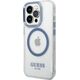 Guess Etui Guess GUHMP14XHTRMB Apple iPhone 14 Pro Max niebieski/blue hard case Metal Outline Magsafe