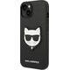 Karl Lagerfeld Karl Lagerfeld Saffiano Choupette Head Patch Case - Etui iPhone 14 Plus (czarny)