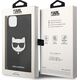 Karl Lagerfeld Karl Lagerfeld Saffiano Choupette Head Patch Case - Etui iPhone 14 Plus (czarny)