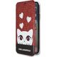 Karl Lagerfeld Etui Karl Lagerfeld KLFLBKPXVDCRE Apple iPhone XS/X red/czerwony book Valentine