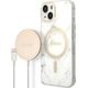 Guess Guess zestaw ładowarka MagSafe + etui do iPhone 14 Plus 6,7" białe Marble (GUBPP14MHMEACSH)