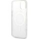 Guess Guess zestaw ładowarka MagSafe + etui do iPhone 14 Plus 6,7" białe Marble (GUBPP14MHMEACSH)