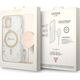 Guess Guess zestaw ładowarka MagSafe + etui do iPhone 14 Plus 6,7" białe Marble (GUBPP14MHMEACSH)