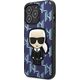 Karl Lagerfeld Etui Karl Lagerfeld KLHCP13XPMNIKBL Apple iPhone 13 Pro Max hardcase niebieski/blue Monogram Ikonik Patch
