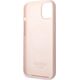 Guess Guess GUHMP13MSBPLP iPhone 13 6,1" różowy/pink hard case Silicone Logo Plate MagSafe