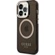 Guess Etui Guess GUHMP14XHTCMK Apple iPhone 14 Pro Max czarny/black hard case Gold Outline Translucent MagSafe
