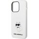 Karl Lagerfeld Etui Karl Lagerfeld KLHMP14XSNCHBCH Apple iPhone 14 Pro Max hardcase biały/white Silicone Choupette MagSafe