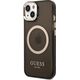 Guess Etui Guess GUHMP14SHTCMK Apple iPhone 14 czarny/black hard case Gold Outline Translucent MagSafe