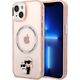 Karl Lagerfeld Etui Karl Lagerfeld KLHMP14MHNKCIPApple iPhone 14 Plus hardcase różowy/pink Iconic Karl&Choupette Magsafe