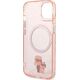 Karl Lagerfeld Etui Karl Lagerfeld KLHMP14MHNKCIPApple iPhone 14 Plus hardcase różowy/pink Iconic Karl&Choupette Magsafe