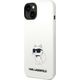 Karl Lagerfeld Etui Karl Lagerfeld KLHMP14MSNCHBCHApple iPhone 14 Plus hardcase biały/white Silicone Choupette MagSafe