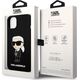 Karl Lagerfeld Etui Karl Lagerfeld KLHMP14MSNIKBCKApple iPhone 14 Plus hardcase czarny/black Silicone Ikonik Magsafe
