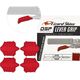 Lizard Skins LIZARDSKINS DSP Lever Grip - Crimson Red 0.5 mm (2 zestawy po 2 szt.) (NEW 2023)