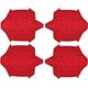 Lizard Skins LIZARDSKINS DSP Lever Grip - Crimson Red 0.5 mm (2 zestawy po 2 szt.) (NEW 2023)