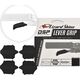 Lizard Skins LIZARDSKINS DSP Lever Grip - Jet Black 0.5 mm (2 zestawy po 2 szt.) (NEW 2023)