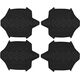 Lizard Skins LIZARDSKINS DSP Lever Grip - Jet Black 0.5 mm (2 zestawy po 2 szt.) (NEW 2023)
