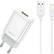 Ładowarka Jellico JELLICO ŁADOWARKA SIECIOWA EU01 2.4A  USB + KABEL LIGHTNING ZESTAW BIAŁY standard