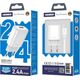 Ładowarka Jellico JELLICO ŁADOWARKA SIECIOWA EU01 2.4A  USB + KABEL MICRO USB ZESTAW BIAŁY standard