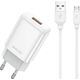 Ładowarka Jellico JELLICO ŁADOWARKA SIECIOWA EU01 2.4A  USB + KABEL MICRO USB ZESTAW BIAŁY standard
