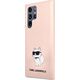 Karl Lagerfeld Etui Karl Lagerfeld KLHCS23LSNCHBCP Samsung Galaxy S23 Ultra hardcase różowy/pink Silicone Choupette