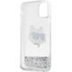 Karl Lagerfeld Etui Karl Lagerfeld KLHCN61LNCHCS Apple iPhone 11/XR srebrny/silver hardcase Glitter Choupette Head