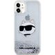 Karl Lagerfeld Etui Karl Lagerfeld KLHCN61LNCHCS Apple iPhone 11/XR srebrny/silver hardcase Glitter Choupette Head