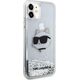 Karl Lagerfeld Etui Karl Lagerfeld KLHCN61LNCHCS Apple iPhone 11/XR srebrny/silver hardcase Glitter Choupette Head