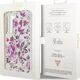 Guess Etui Guess GUHCS23SHCFWST do Samsung Galaxy S23 S911 biały/white hardcase Flower Collection