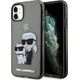 Karl Lagerfeld Etui Karl Lagerfeld KLHCN61HNKCTGK Apple iPhone 11/XR czarny/black hardcase Gliter Karl&Choupette