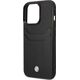 BMW Etui BMW BMHCP14X22RSEPK Apple iPhone 14 Pro Max czarny/black Leather Card Slot