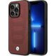 BMW Etui BMW BMHMP14L22RPSR Apple iPhone 14 Pro burgundowy/burgundy Leather Seats Pattern MagSafe