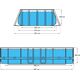 JiLong Basen Ogrodowy JILONG Super Rattan 427x275x100 cm